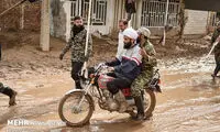 حضور جهادی روحانیون در مناطق سیل زده