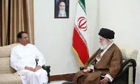 دیدار رئیس جمهور سریلانکا با رهبر انقلاب