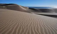 مرز تماشایی اقیانوس با کویر در صحرای نامیب