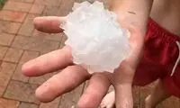 بارش تگرگ به بزرگی توپ تنیس در سیدنی