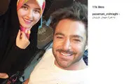 دختر نوه امام (ره) در کنار محمدرضا گلزار