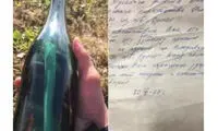 نویسنده‌ی نامه‌ی ۵۰ ساله‌ی داخل بطری پیدا شد