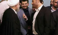 ژست جنجالی گلزار مقابل رییس جمهور