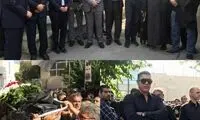 عادل و دایی در تشییع پیکر مهدی شادمانی