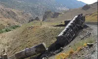 جزئیات واژگونی قطار باری در ایستگاه دیزباد