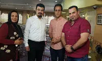 آشتی کنان مجری تلویزیون با علی کریمی