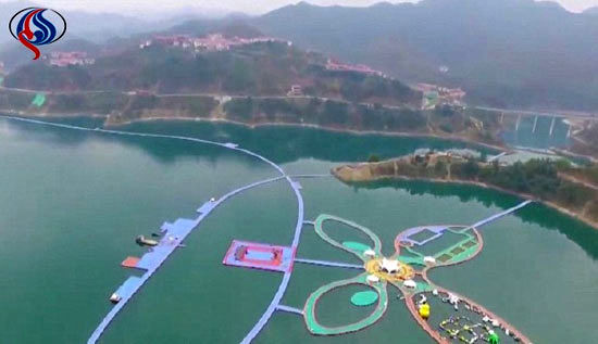 افتتاح بزرگترین پیاده‌راه شناور جهان در چین