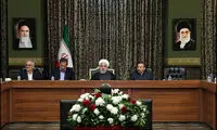 نشست روحانی و وزرا در مکان جدید