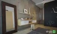 دکوراسیونی لوکس با بافت هایی گرم و جذاب