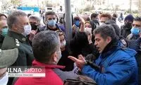تجمع مالباختگان مقابل ساختمان بورس تهران