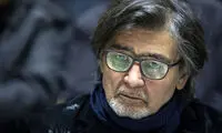 رضا رویگری در مراسم ترحیم حسین محب‌اهری