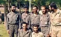سردار سلیمانی در کنار شهیدی که ۱۱بار مجروح شد