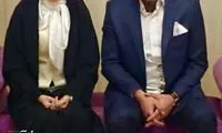 اولین عکس از آزاده نامداری و همسرش