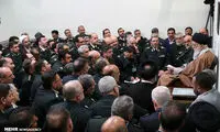 دیدار فرماندهان و مدیران نیروی انتظامی با رهبری