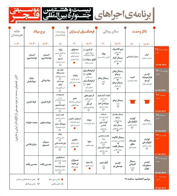 رژیم لاغری به جشنواره موسیقی فجر رسید