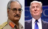 گفتگوی تلفنی ترامپ با خلیفه حفتر درباره لیبی