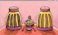کارتون: سفره های مردم!