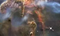 تصویر هابل از یک سحابی کوهستانی