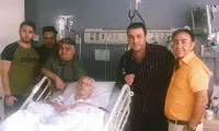 اکبر عبدی به عیادت جمشید مشایخی رفت
