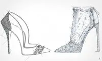 از طراحی تا ساخت کفش سیندرلا +عکس
