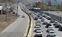 ترافیک نیمه‌سنگین در هراز و فیروزکوه