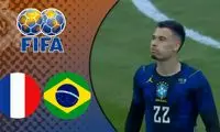 خلاصه بازی برزیل - فرانسه 