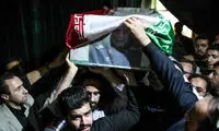 عکس: وداع با پیکر سردار شهید همدانی