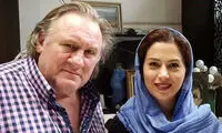 «ژرار دوپاردیو» در کنار تینا پاکروان