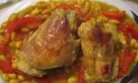 خورش عربی فاصولیا، یا همان خوراک مرغ و لوبیا سفید خودمان