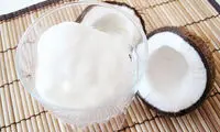 به جای خامه فرم گرفته، از کرم نارگیل استفاده کنید