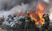 آتش‌سوزی گسترده در جنوب تهران +عکس