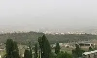 عکس؛ آلودگی شدید هوای سنندج