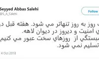 صالحی: ترامپ روزبه‌روز تنهاتر می‌شود