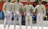 نایب قهرمانی شمشیربازان ایران در جام جهانی