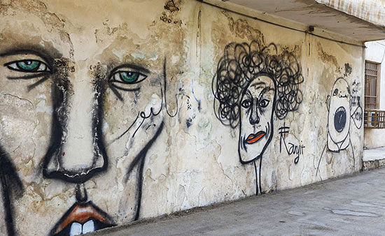 گرافیتی های زیبا در بندر عباس