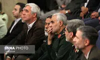 سردار سلیمانی در دیدار مسئولان نظام با رهبر انقلاب