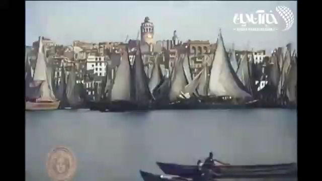 ویدئویی رنگی شده از استانبول در1905