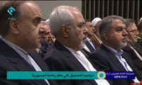 ظریف، جلیلی و مطهری در تنفیذ رئیس جمهور