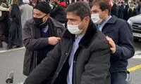 حضور موتوری «مخبر» در مراسم ۲۲ بهمن