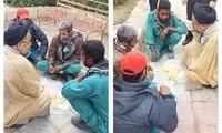 وزیر اطلاعات، مهمان سفره چند کارگر شد