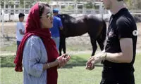 بهاره افشاری و سردار آزمون پشت صحنه «سریک»
