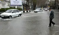 مجموعه عکس: بارش باران و تگرگ در تهران