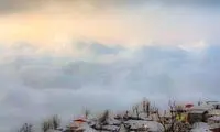 تصویری دل‌انگیز از طبیعت برفی و پاییزی فیلبند