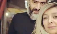 سلفی ساره بیات و همسرش در شب چِله