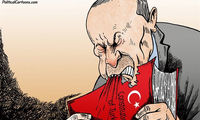 کاریکاتور: شیرین کاری جدید اردوغان!