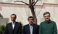 کاشت نهال توسط احمدی‌نژاد، بقایی و مشایی
