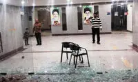 عکس: خسارت فولادی ها به ورزشگاه