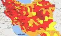 ۶۰ شهرستان از وضعیت قرمز خارج شدند