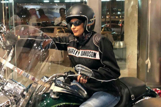 اولین زن موتورسوار و تکواندوکار در عربستان