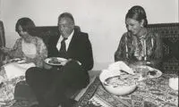 عکس: فرح پهلوی در کنار بازیگر نقش حمزه